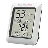 ThermoPro TP50 Termometro Igrometro Digitale per Ambiente Misuratore di Umidità e Temperatura Interno per Casa Termoigrometro Professionale per Misura Stanza