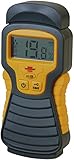 Brennenstuhl 1298680 Rivelatore di umidità MD per legni, muri e pavimenti, Grigio/Giallo