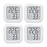 PNGOS Igrometro Digitale Termometro Ambiente Interno, Mini Termoigrometro Termometro Casa con Livello di Comfort per Camere da Letto, Ufficio (4)