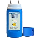 PeakTech 5200 Misuratore di umidità della legna da ardere, Misuratore di umidità della legna per materiale da costruzione e legna da ardere