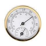 GUMEI Termometro analogico da Interno Igrometro Misuratore di Temperatura dell'umidità 58 mm Famiglia