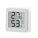 Mini Termoigrometro Digitale LCD | Misuratore Temperatura e Umidità Interni | Termometro Igrometro per Casa, Ufficio, Serra, Cantina | Monitor Ambientale Portatile | Sensore Precisione