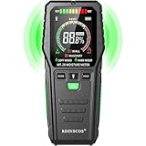 Misuratore Umidità Muri, RDINSCOS Rilevatori Di Umidità Igrometro Professionale Senza Ago con Funzione di Allarme Analisi Della Profondità di 0-19 mm,per Parete, Legno,Intonaco,Muratura