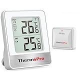 Termometro TP200C Ambiente Interno Esterno Wireless, Termometro Casa Con Sensore Temperatura Fino A 150 M, Termometro Per Esterni Giardino Cantina Casa Stanza Ufficio